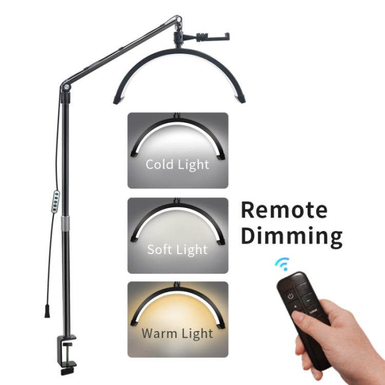 D-M30X 23 inch Half Moon Shape Beauty Manicure Lamp Curved Fill Light