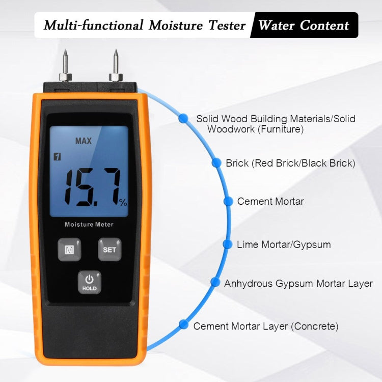 RZ660 Professional Wood Moisture Humidity Meter Digital Tester