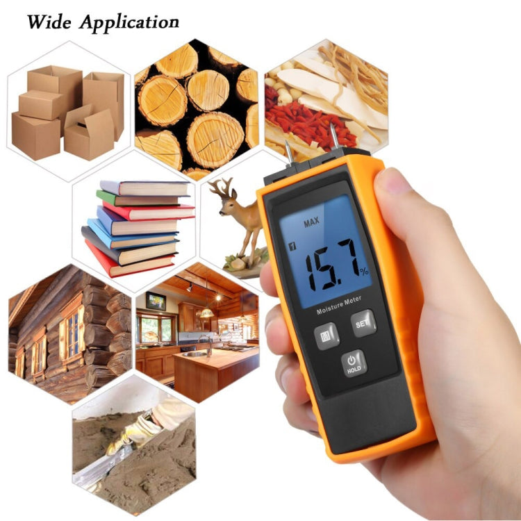 RZ660 Professional Wood Moisture Humidity Meter Digital Tester