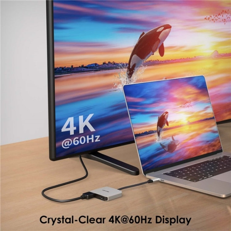 WAVLINK UHP510 Pro 87W PD Charging USB C to Dual HD Converter 4K 60Hz Monitor Adapter