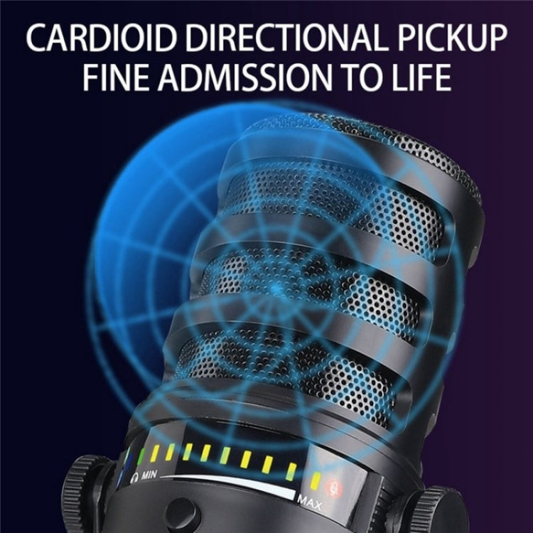 MV7 Monitoring Cardioid Dynamic Live Broadcast Microphone With Desktop Bracket