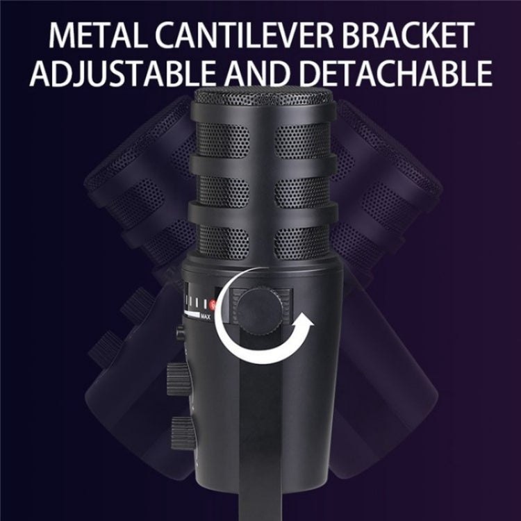 MV7 Monitoring Cardioid Dynamic Live Broadcast Microphone With Desktop Bracket