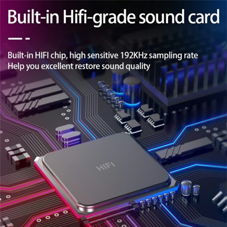 ME6P Professional USB Desktop Recording Microphone with RGB Light