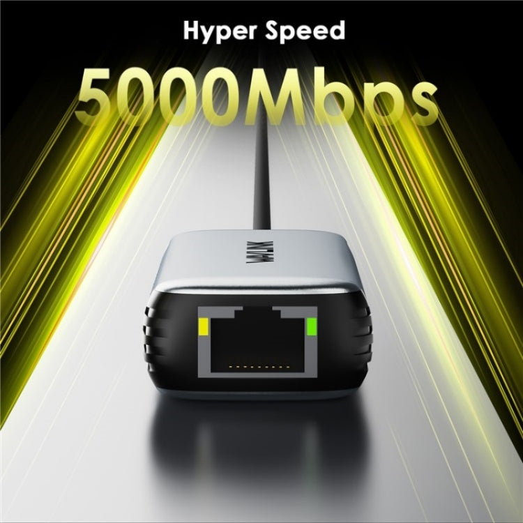 WAVLINK NWU340G 5Gbps Wired Network Converter USB-C to RJ45 Gigabit Ethernet Adapter