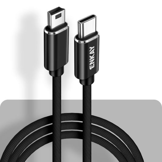 ENKAY ENK-CB169USB C / Type-C to Mini USB 2.0 Charging Cord Data Cable, Length 1m