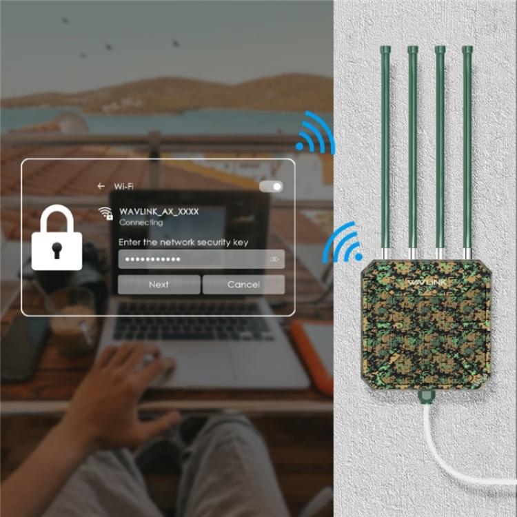 WAVLINK WN573HX1 WiFi 6 AX1800 Dual Band Wireless Router Outdoor WiFi Access Point