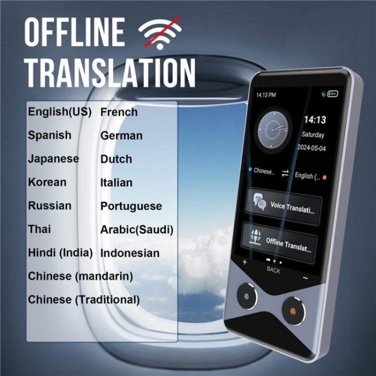 V9000 Support 137 Languages AI Smart Translator 4G WiFi Offline Photo Translation Device