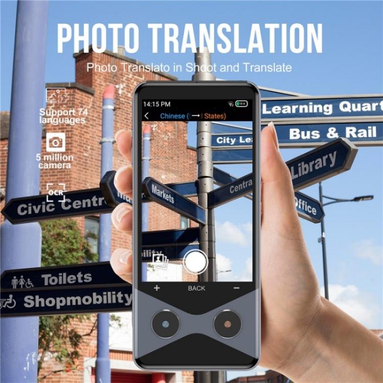 V9000 Support 137 Languages AI Smart Translator 4G WiFi Offline Photo Translation Device