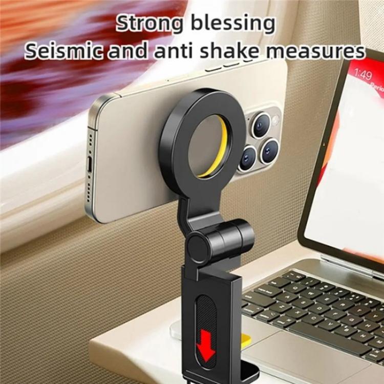 CH21 Portable Folding Travel Phone Holder Airplane Train Desktop Magnetic Phone Holder