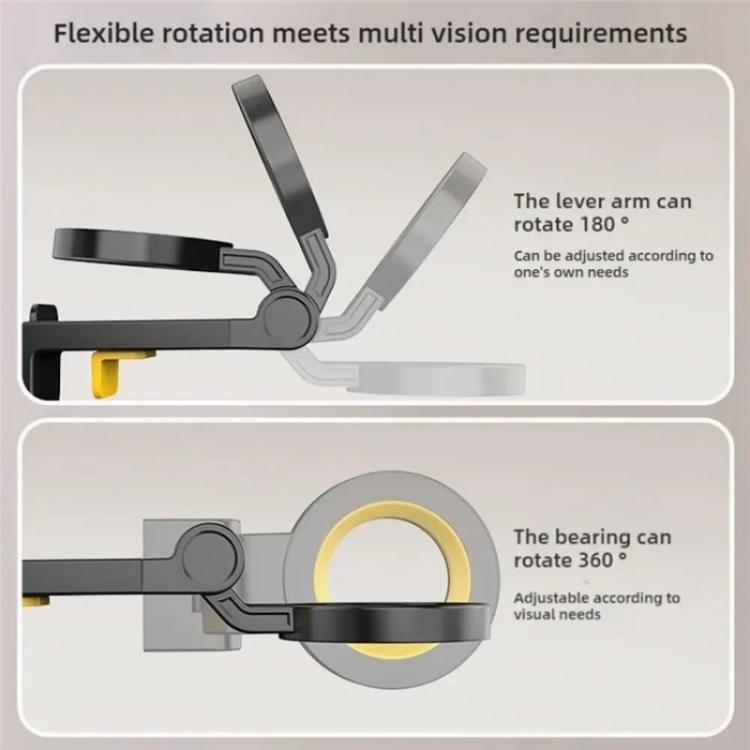 CH21 Portable Folding Travel Phone Holder Airplane Train Desktop Magnetic Phone Holder