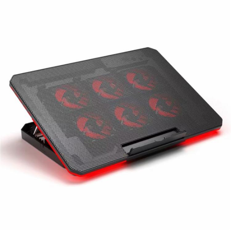 X8 Adjustable Height Notebook Cooler Foldable Laptop Stand 6 ARGB Fans Cooling Pad
