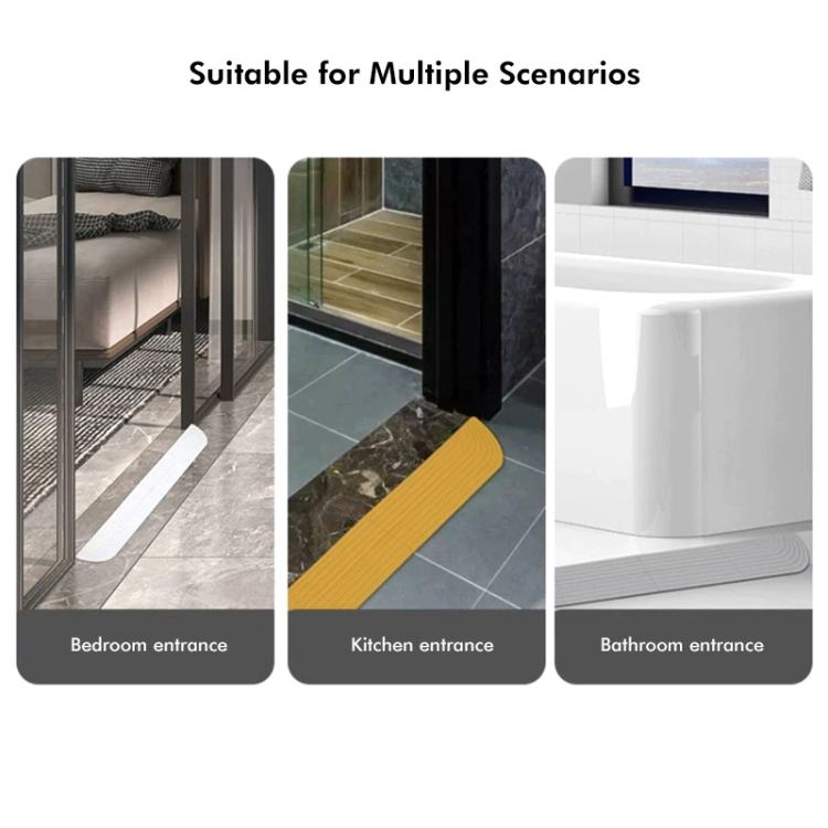 JUNSUNMAY For Ecovacs / iRobot / Mijia / Dreame Sweeping Robot Universal Silicone Threshold Bars Ramp Mat