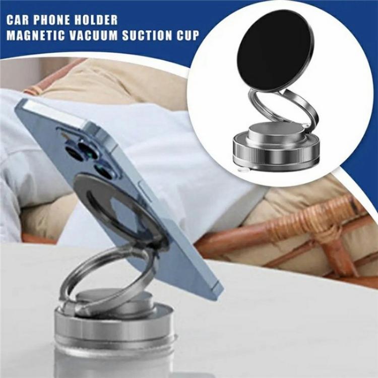 T28 Home Use Multifunctional Car Phone Holder Desktop Vacuum Suction Magnetic Stand