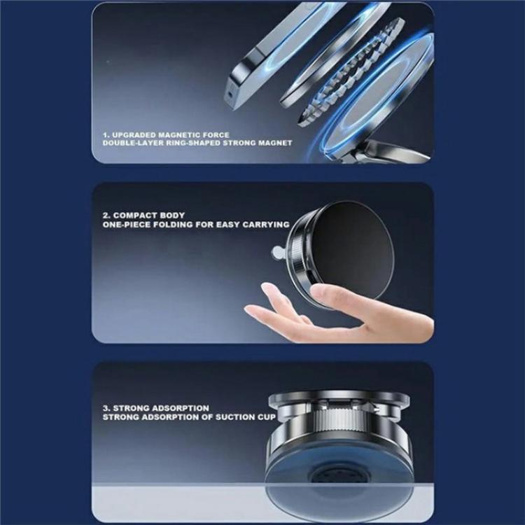 T28 Home Use Multifunctional Car Phone Holder Desktop Vacuum Suction Magnetic Stand