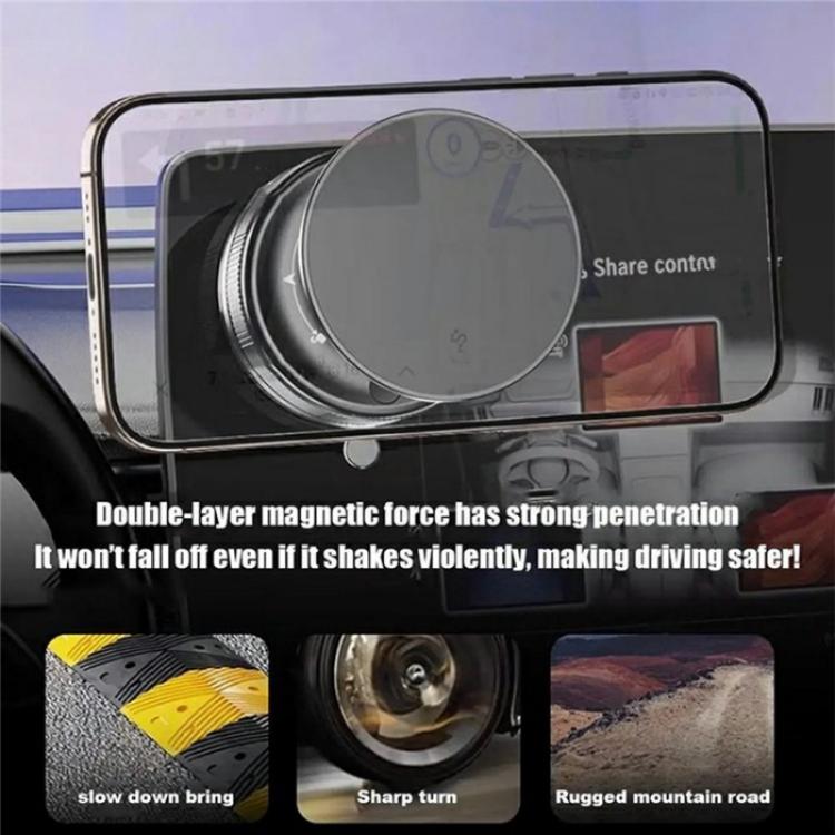 T29 Dashboard Windshield Adjustable Phone Stand Magnetic Car Mount Suction Cup Holder