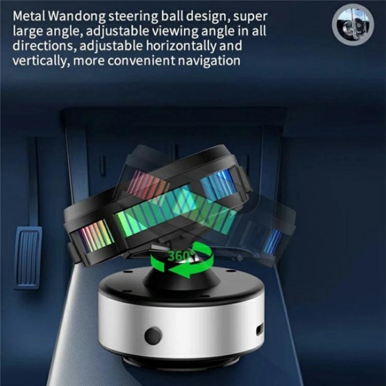 X19 Car Phone Holder 15W Wireless Charging Vacuum Suction Cooling Magnetic Phone Stand