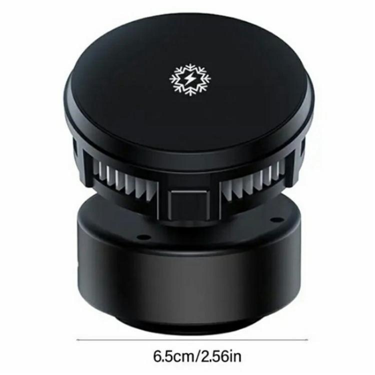 X19 Car Phone Holder 15W Wireless Charging Vacuum Suction Cooling Magnetic Phone Stand