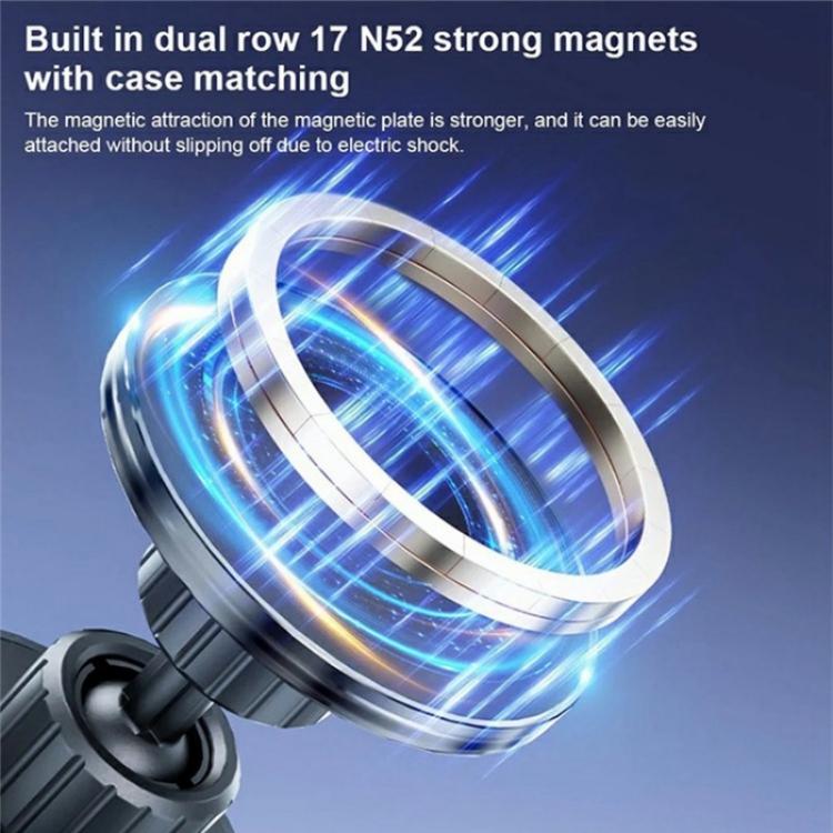 T26 Multi-Angle Adjustable Vacuum Suction Stand Magnetic Car Phone Holder