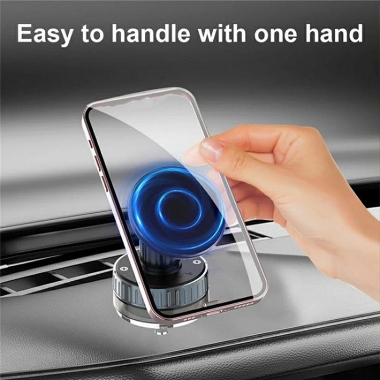 T26 Multi-Angle Adjustable Vacuum Suction Stand Magnetic Car Phone Holder