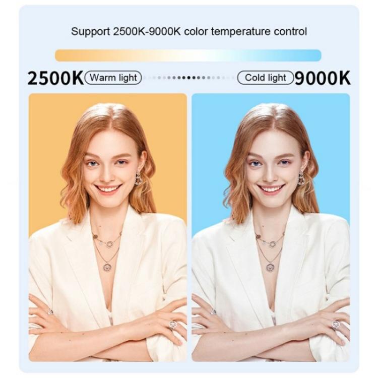 PB40R Video Live Streaming Portable RGB LED Video Light Pocket Photography Fill Light