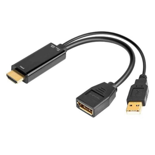 HD1 HDMI 2.0b Male to DP 1.4 Female Converter 4K 60Hz HDMI to DisplayPort Adapter Cable