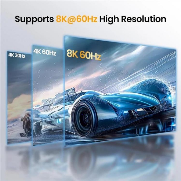 Q8-3 For Gaming Consoles PC TV Box Ultra Thin 3x1 HDMI 2.1 Switch 8K 60Hz Adapter