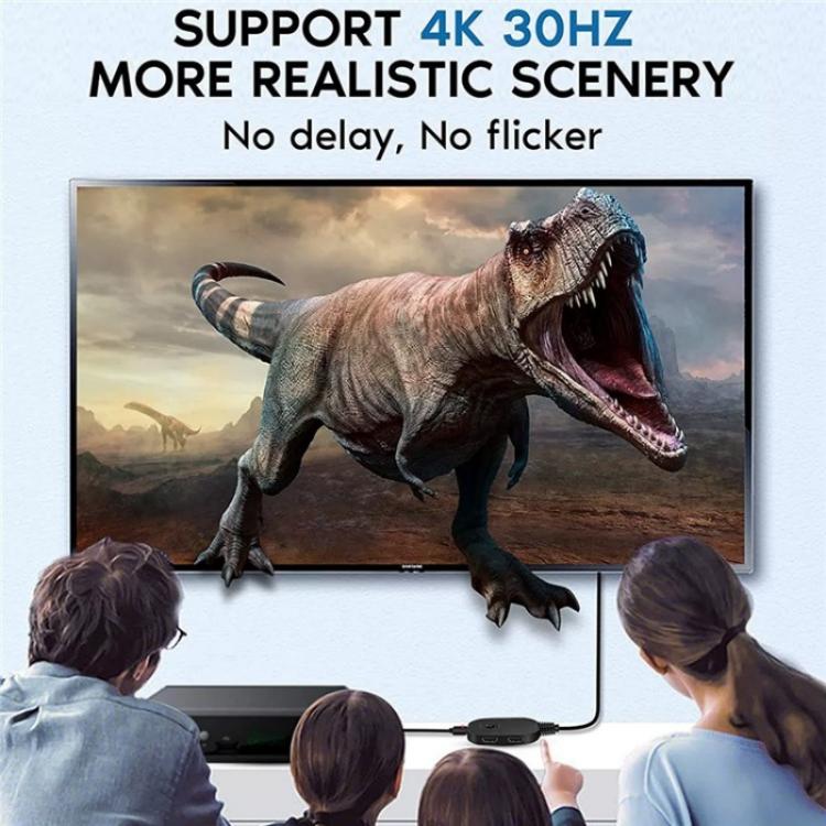 Q2-4 Wth Remote Control UHD 4K Resolution Switcher HDMI Switch 4K 3 In 1 Out Splitter