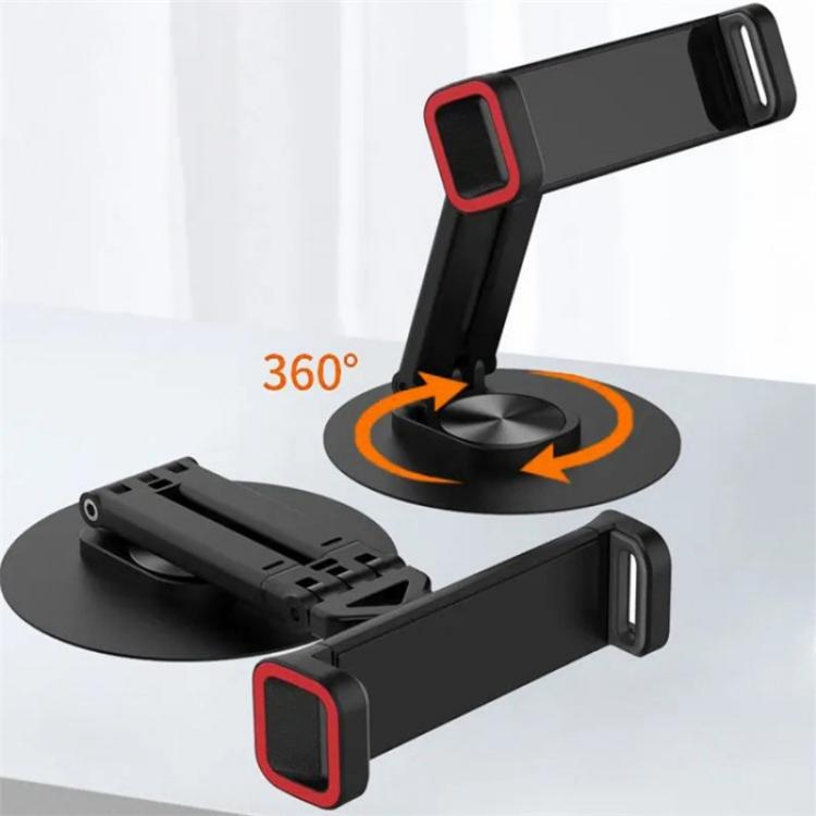 JMARY MK63 Foldable 360 Degree Rotating Base Desktop Phone Tablet Holder