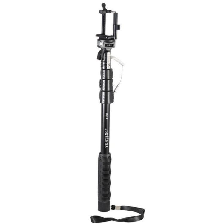 YUNTENG 1188 Retractable 3.5mm Wired Selfie Stick Monopod