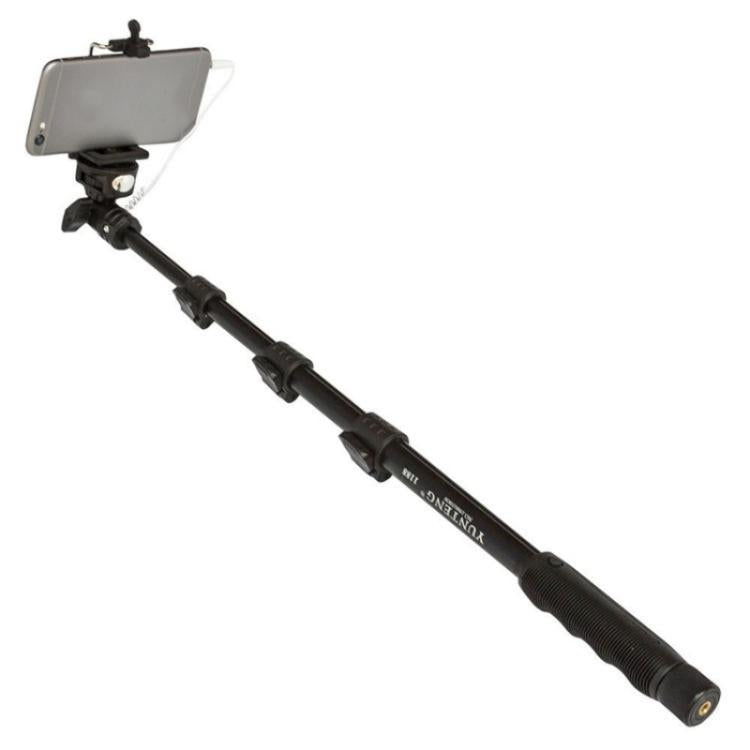 YUNTENG 1188 Retractable 3.5mm Wired Selfie Stick Monopod