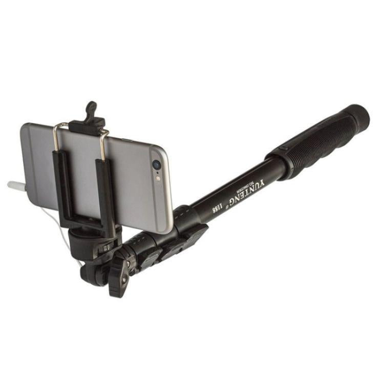 YUNTENG 1188 Retractable 3.5mm Wired Selfie Stick Monopod