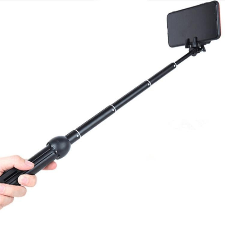 YUNTENG VCT-992 Extendable Aluminum Alloy Selfie Stick Integrated Tabletop Tripod with Remote Control
