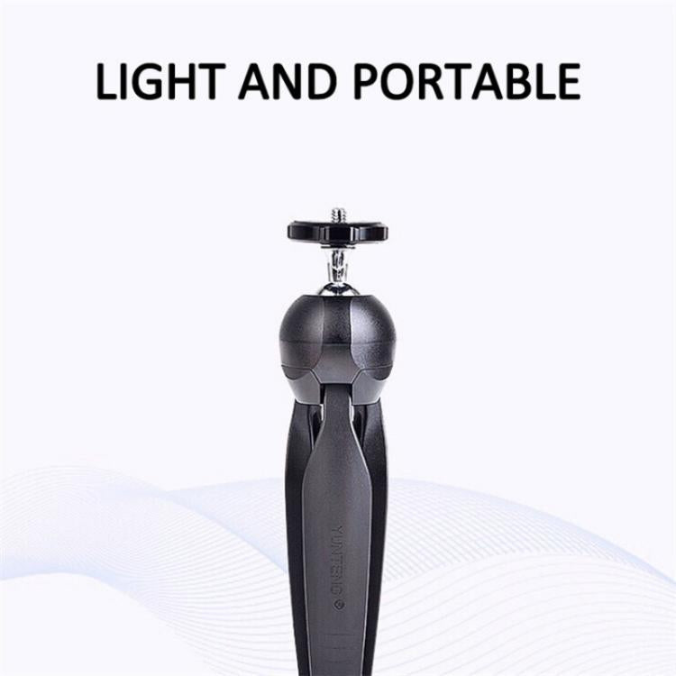 YUNTENG YT-228N 1 / 4 Screw Interface Phone SLR Camera Holder Portable Mini Selfie Stick Tripod