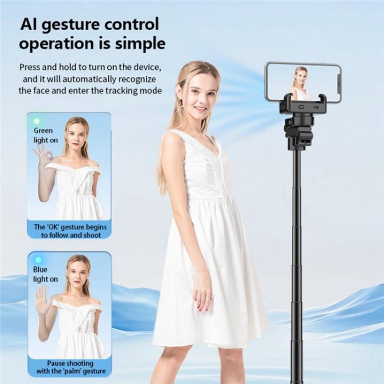 C16 Smart Bluetooth Remote Control Shooting Stand AI Auto-Tracking Selfie Stick