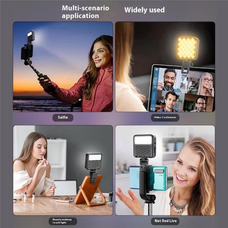 C49 Dual Side Fill Light Mini Portable 3 Color Temperatures Photography Video Light