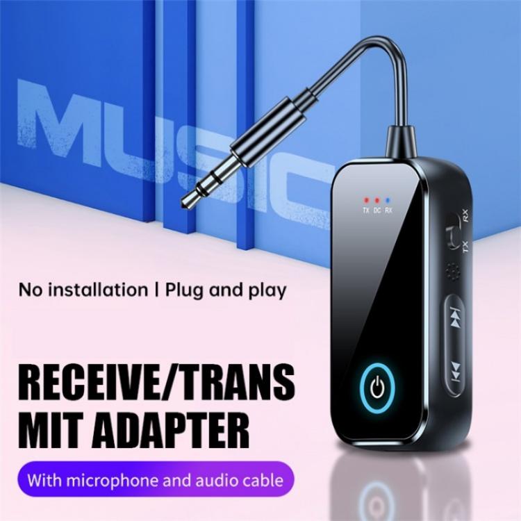 T80 2-in-1 Car AUX / TV / Speakers Wireless Bluetooth-Compatible 5.4 Receiver / Transmitter