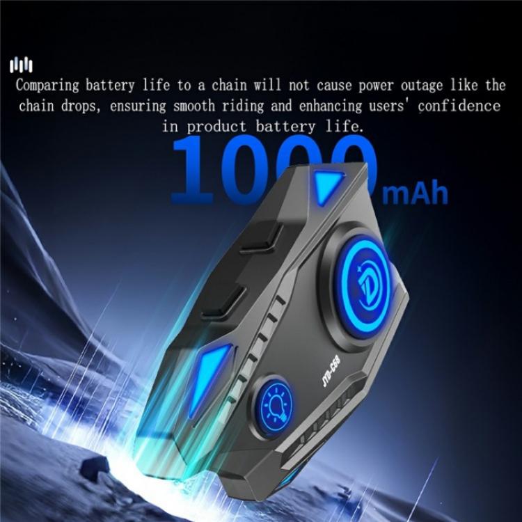 JYD-C68 Motorcycle Riders Helmet Hands-Free Wireless Bluetooth Music Headset