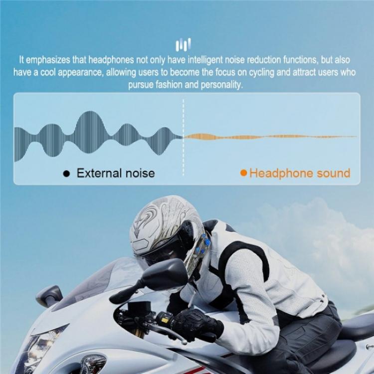 JYD-C68 Motorcycle Riders Helmet Hands-Free Wireless Bluetooth Music Headset