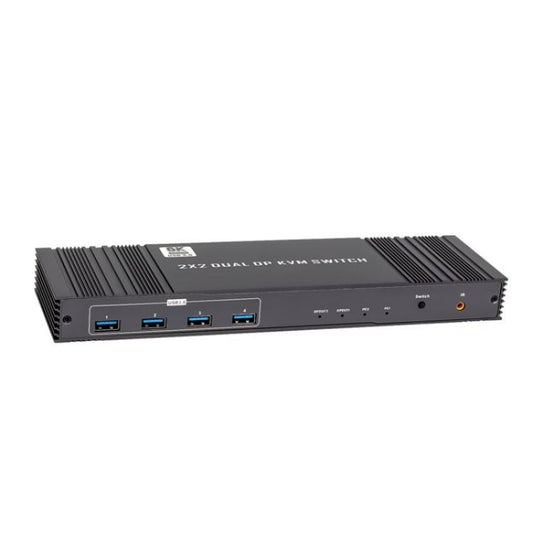K10-2 For 2 Computers/Monitors USB 3.0 Dual DP Output 8K 60Hz 2x2 Version 2.1 KVM Switcher