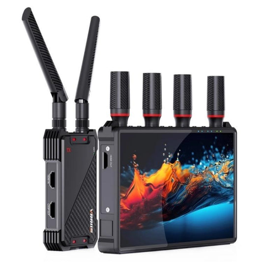 VRRIIS 083H 400M Range 7 Inch LCD Screen HDMI Extender Wireless HDMI Transmitter Receiver