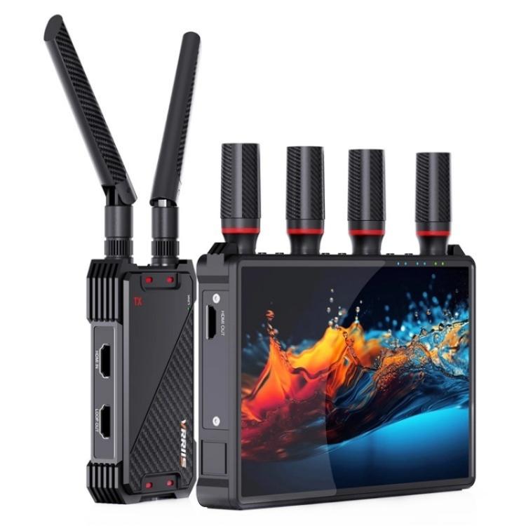 VRRIIS 083H 400M Range 7 Inch LCD Screen HDMI Extender Wireless HDMI Transmitter Receiver