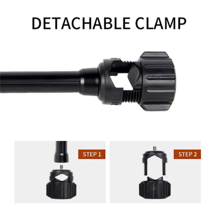 JMARY MT-21 Aluminum Alloy Tripod Extension Rod Desktop Livestream Shooting Arm