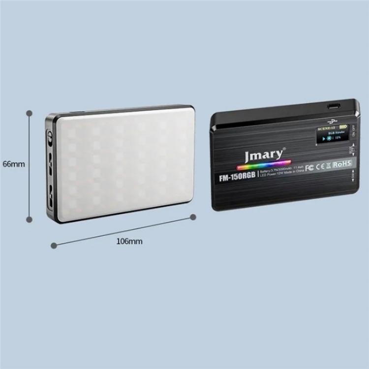 JMARY FM-150RGB For Smartphone Laptop Camera Portable LED RGB Photography Video Light