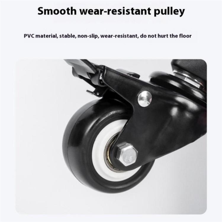 YUNTENG VCT-800 Studio Photography Light Stand Rollers 3Pcs Tripod Caster Wheels