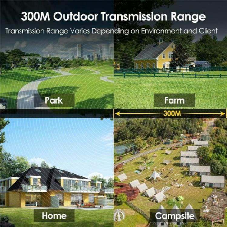 WAVLINK WN588HA2 AP Repeater WiFi Signal Booster AC1200 Dual Band WiFi Extender