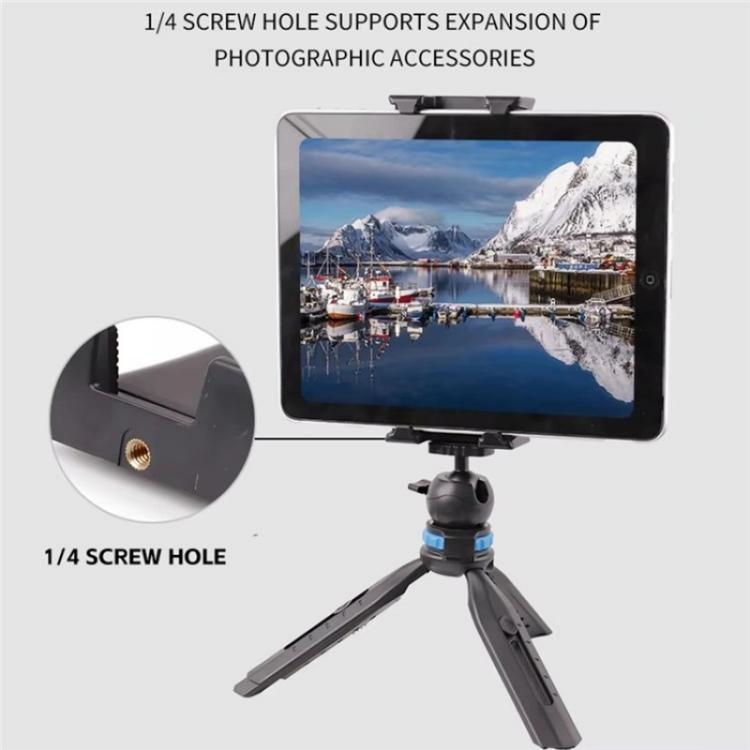 F088 Hot Shoe Mount Large Tablet Clamp Multi-Function Universal Phone Tablet Holder