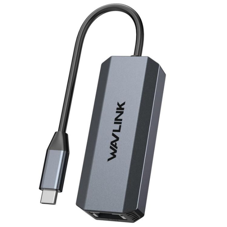 WAVLINK WL-NWU341G Laptop USB-C to 5000Mbps RJ45 LAN Ethernet Network Adapter