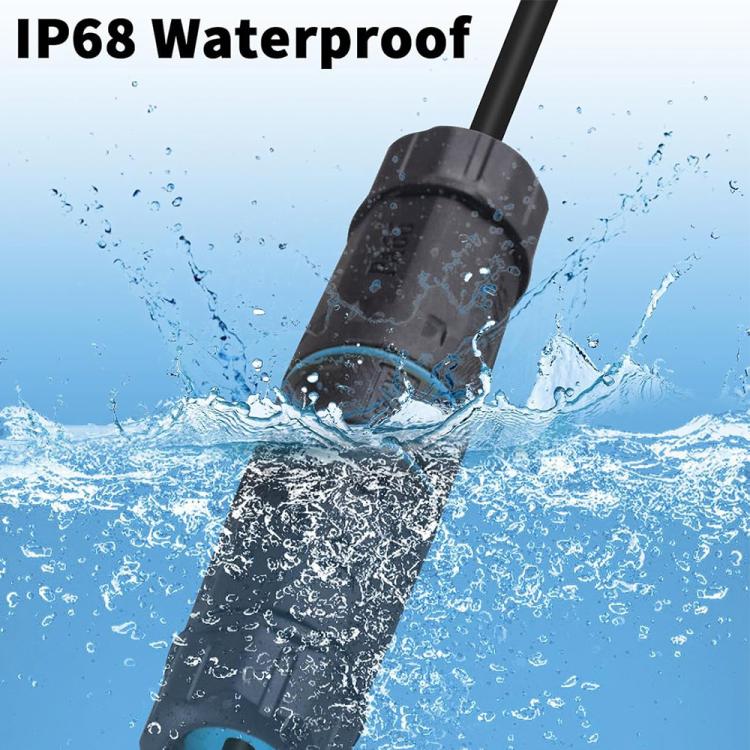 JUNSUNMAY IP68 Shielded Pure Copper Waterproof Gigabit RJ45 Ethernet Coupler for Cat5/Cat5e/Cat6/Cat7/Cat8