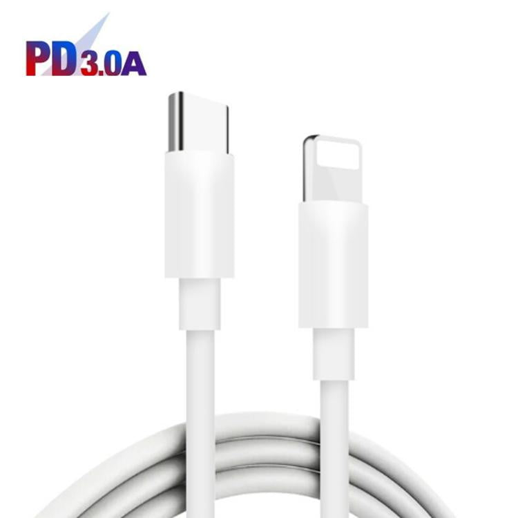 PD45W + PD30W Dual Port Type-C Car Charger with USB-C to 8 Pin Data Cable
