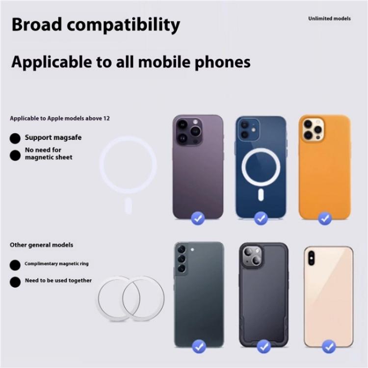 V005 360 Degree Rotatable Air Vent Holder Bracket Compatible With MagSafe Car Phone Mount